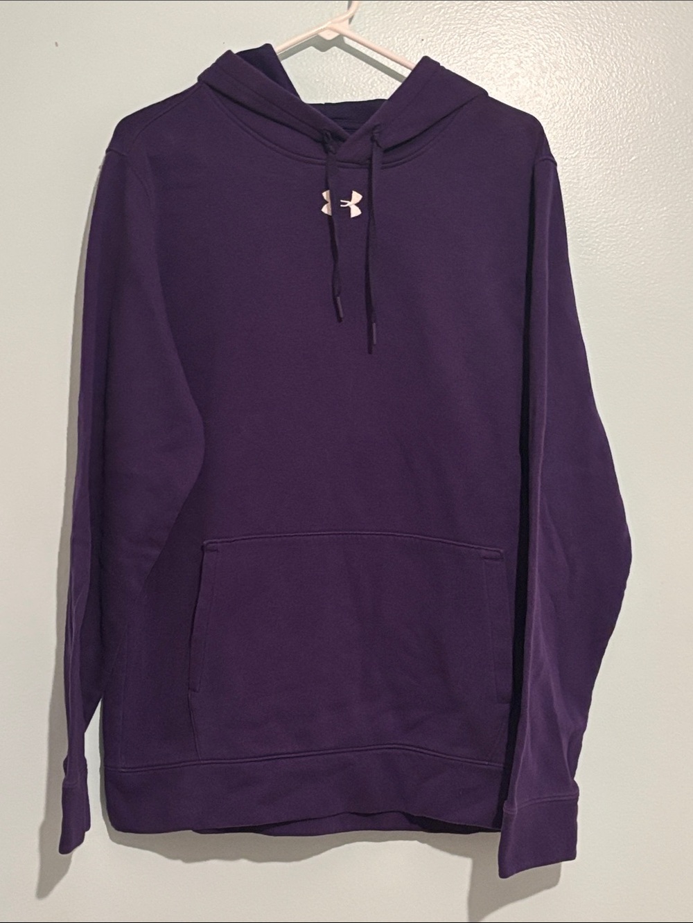 Under Armour Men’s Purple Pullover Hoodie Sweatshirt